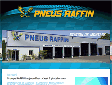 Tablet Screenshot of pneus-raffin.com